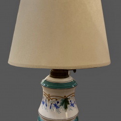 Lampada ceramica decorata  h.cm36